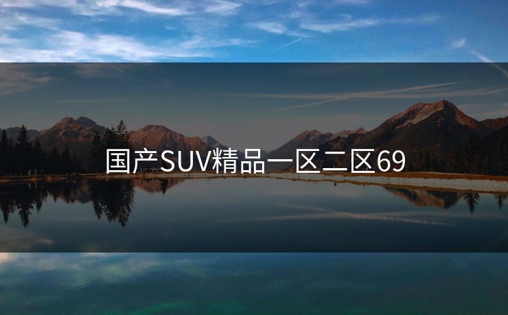 国产SUV精品一区二区69